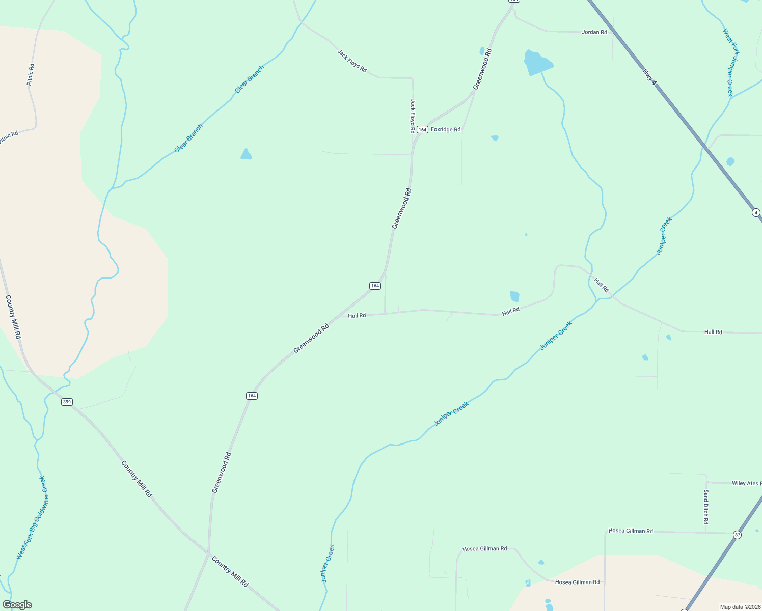 map of restaurants, bars, coffee shops, grocery stores, and more near 4155 Darwin Floyd Road in Jay