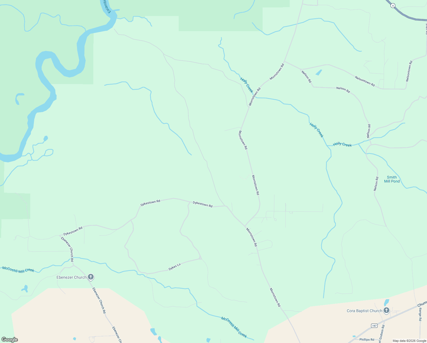 map of restaurants, bars, coffee shops, grocery stores, and more near 4574 Mims Island Road in Jay