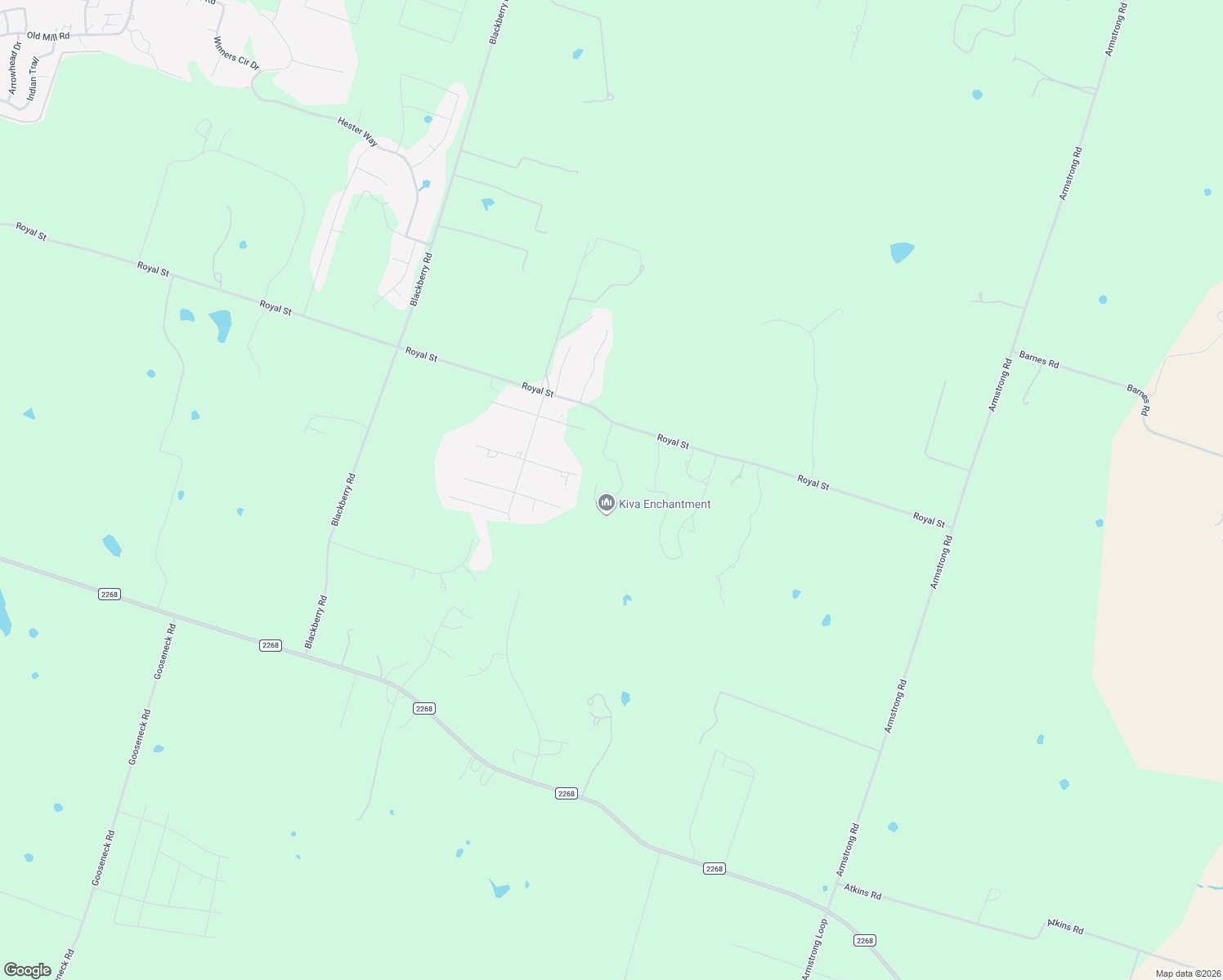 map of restaurants, bars, coffee shops, grocery stores, and more near 4541 Royal St in Salado