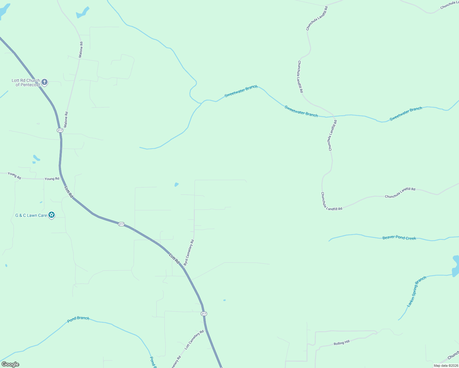 map of restaurants, bars, coffee shops, grocery stores, and more near 10051 Sweetwater Drive North in Chunchula