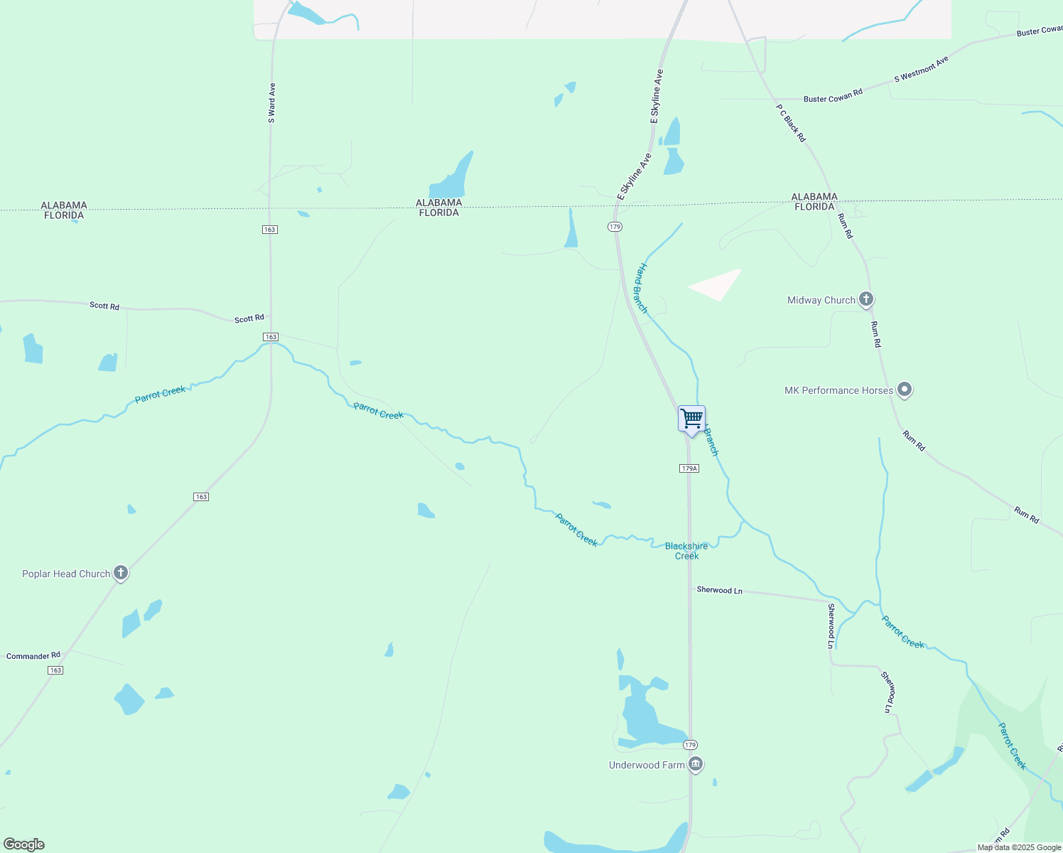 map of restaurants, bars, coffee shops, grocery stores, and more near 1076 Tommy Lane in Westville