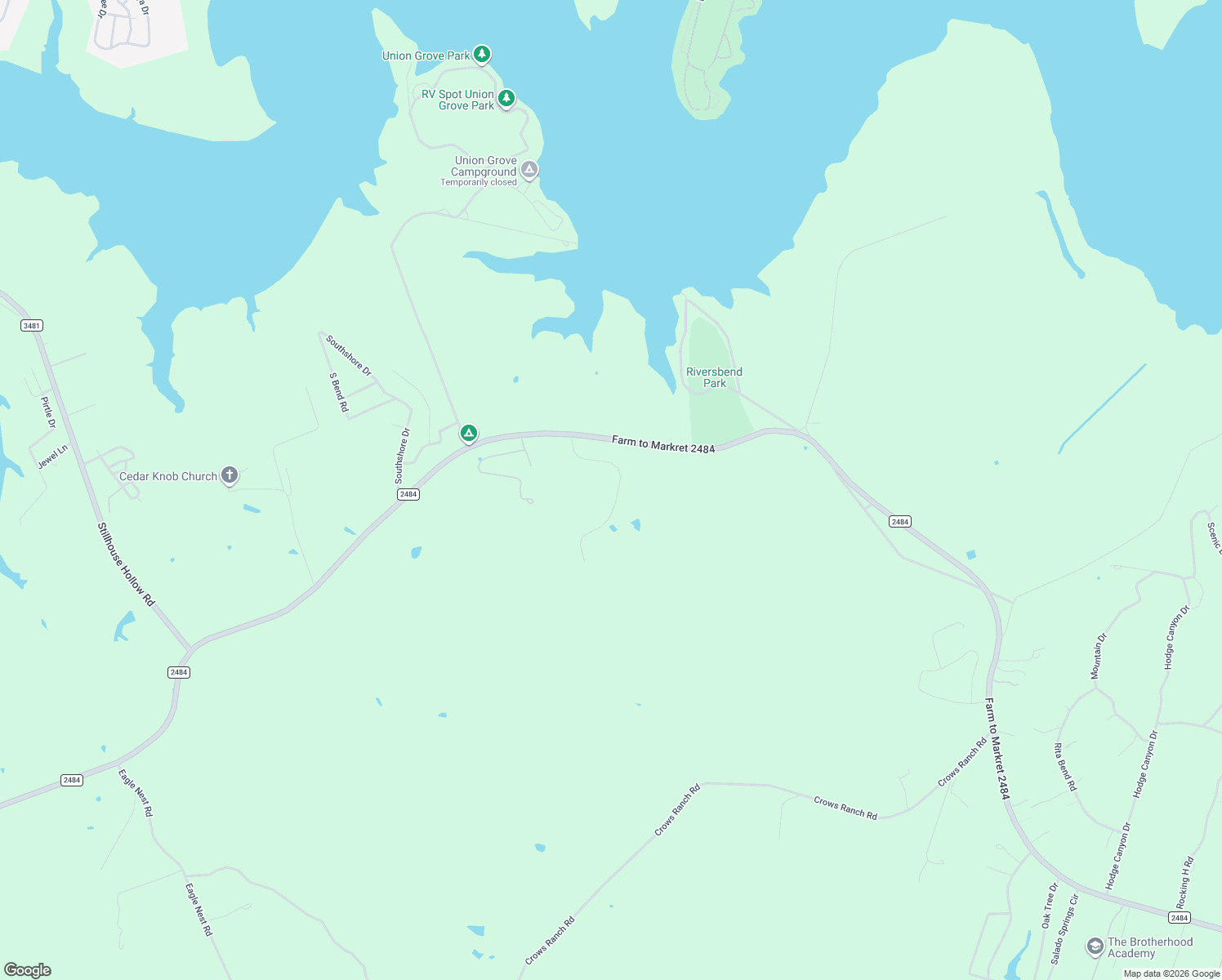 map of restaurants, bars, coffee shops, grocery stores, and more near 1223 Windy Hill Road in Salado