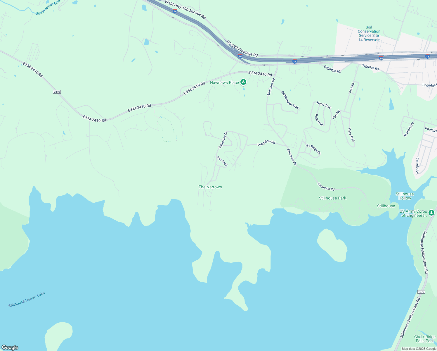 map of restaurants, bars, coffee shops, grocery stores, and more near 4183 Birdwatchers Drive in Belton