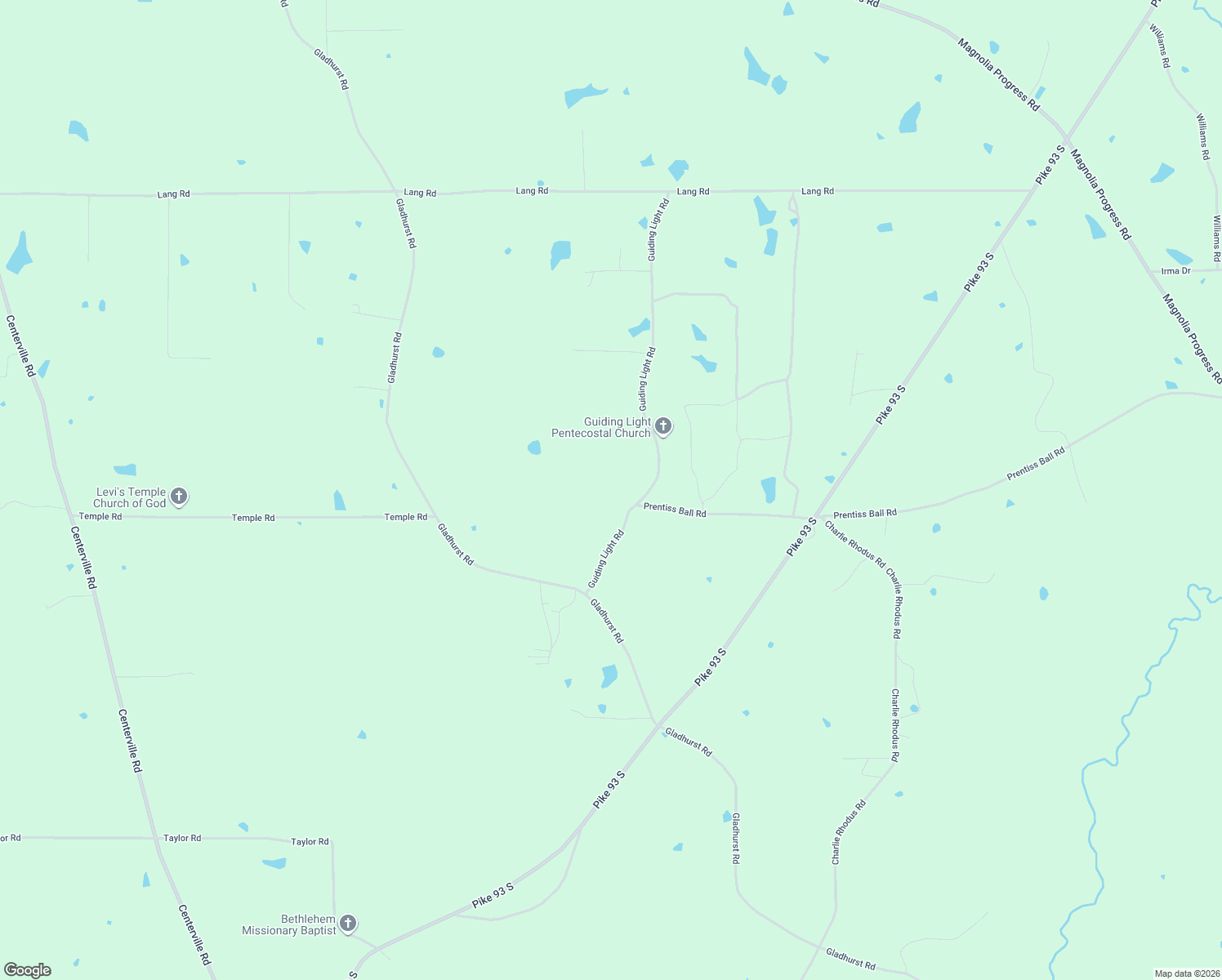 map of restaurants, bars, coffee shops, grocery stores, and more near 1077 Guiding Light Rd in Magnolia