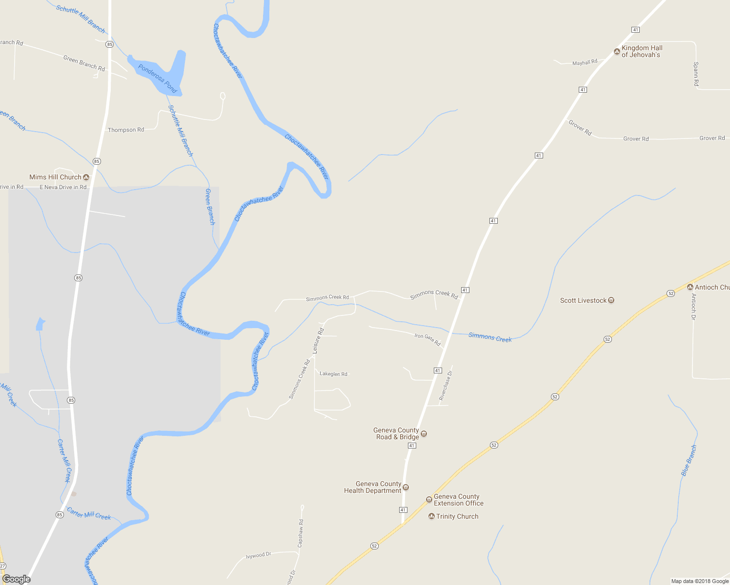 map of restaurants, bars, coffee shops, grocery stores, and more near Simmons Creek Road in Hartford