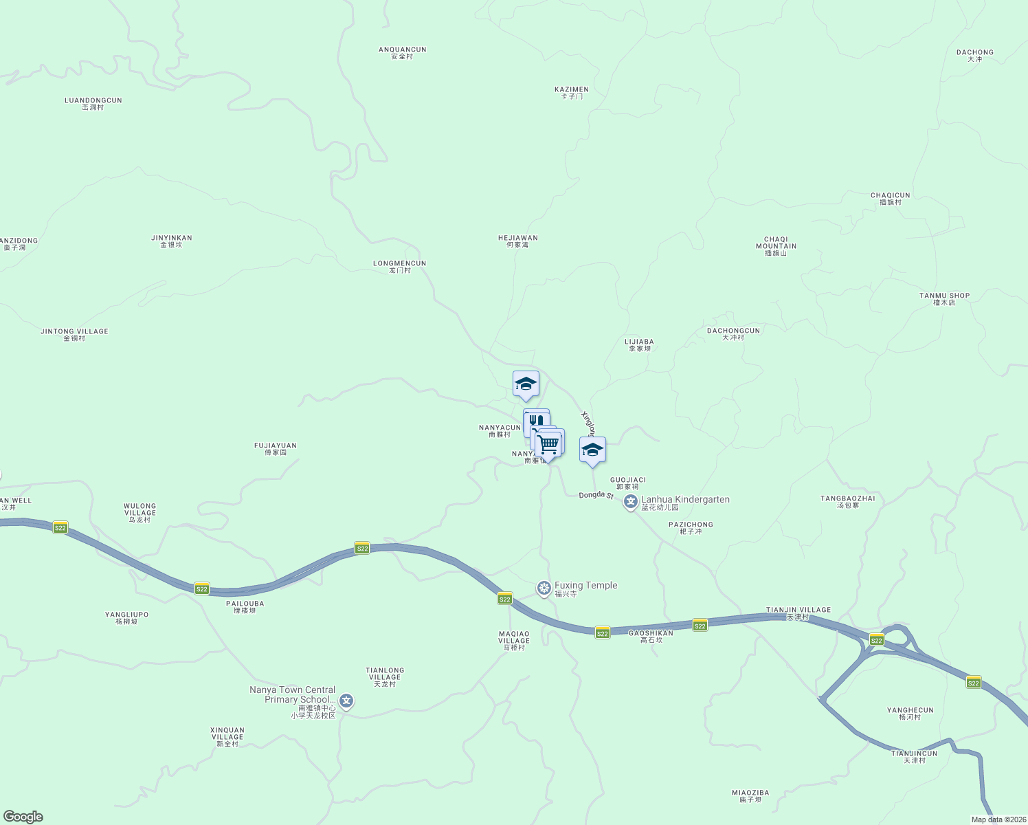 map of restaurants, bars, coffee shops, grocery stores, and more near in 