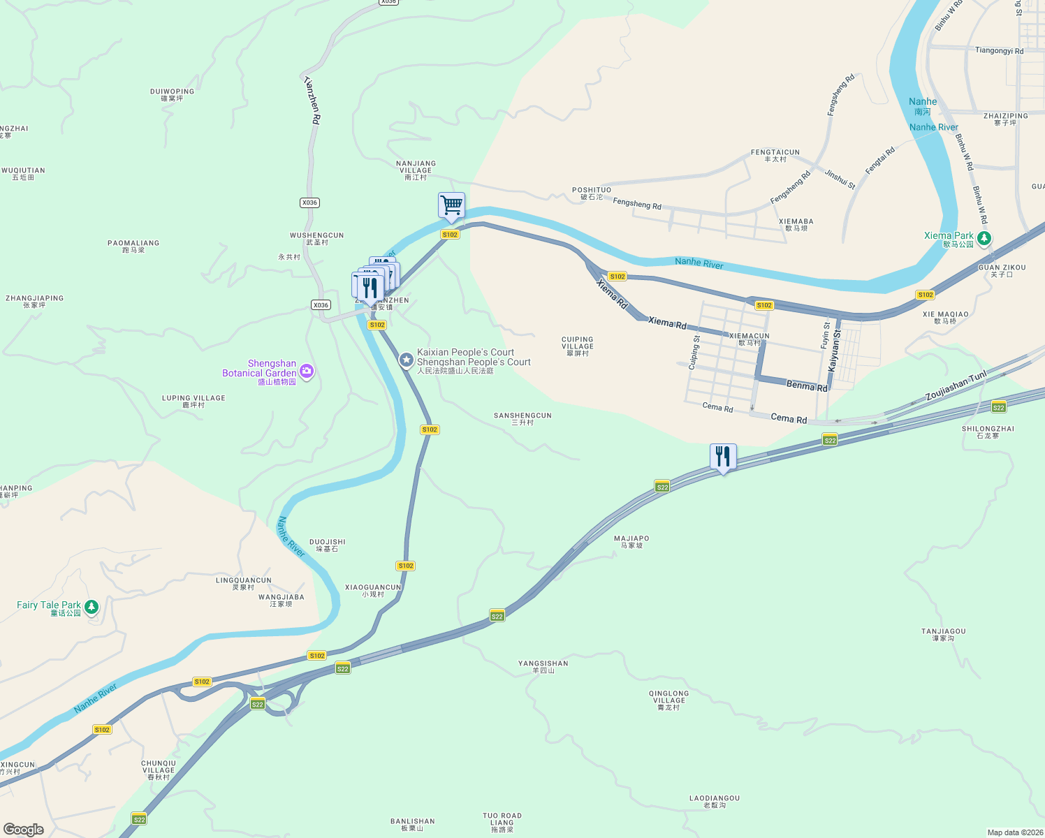 map of restaurants, bars, coffee shops, grocery stores, and more near in 