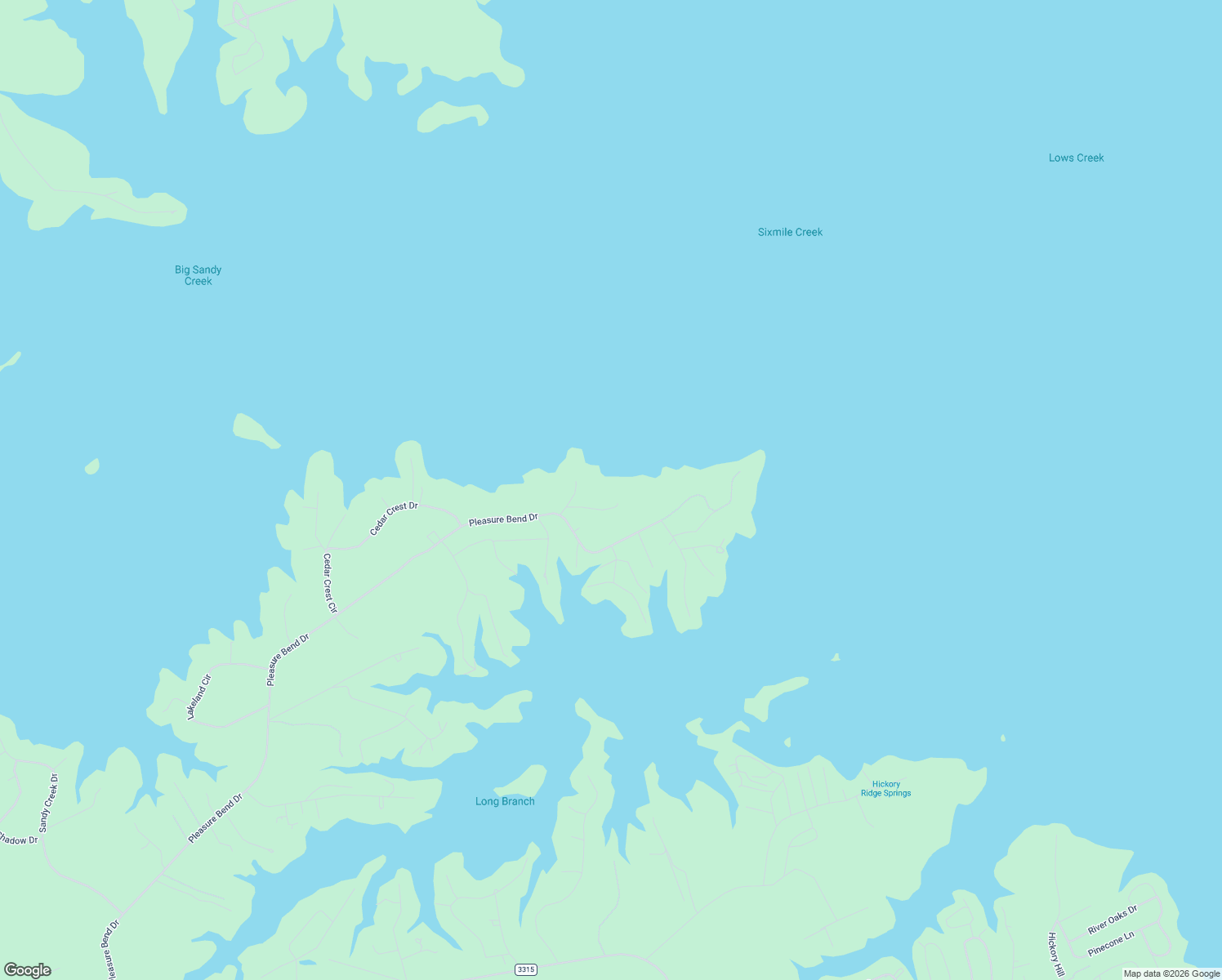 map of restaurants, bars, coffee shops, grocery stores, and more near 190 Laguna Point in Hemphill