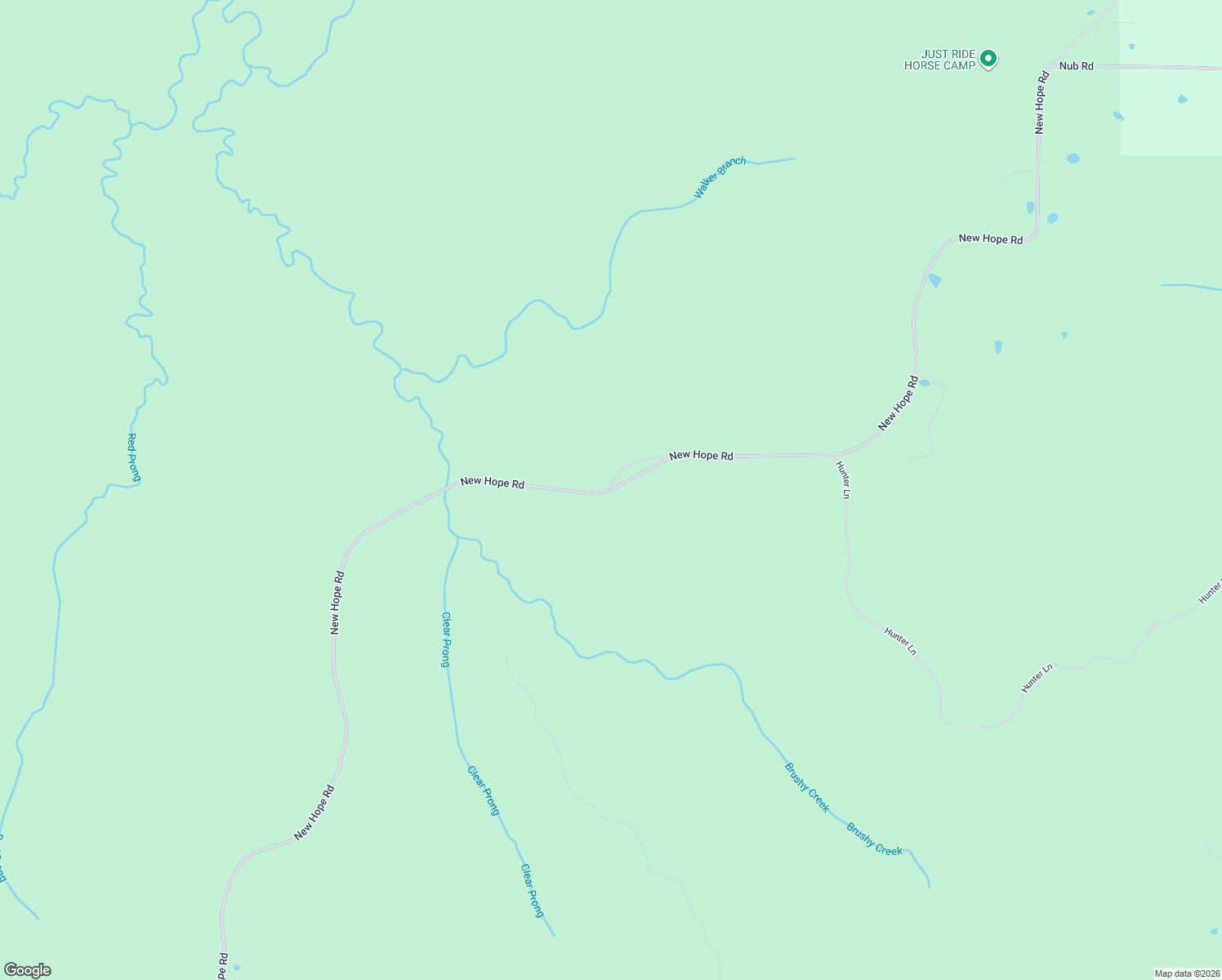 map of restaurants, bars, coffee shops, grocery stores, and more near 5074 New Hope Road in Gloster