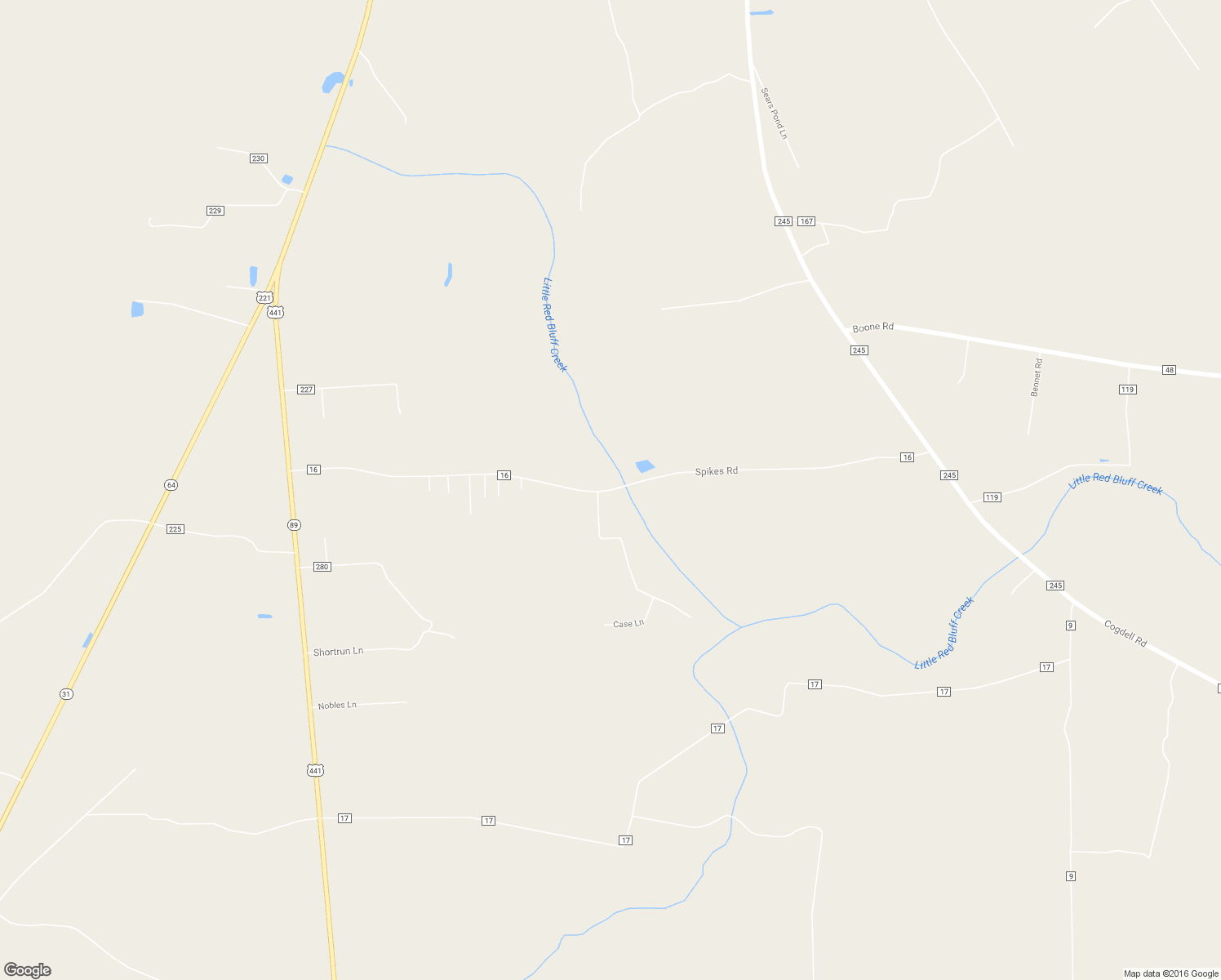 map of restaurants, bars, coffee shops, grocery stores, and more near Spikes Road in Pearson