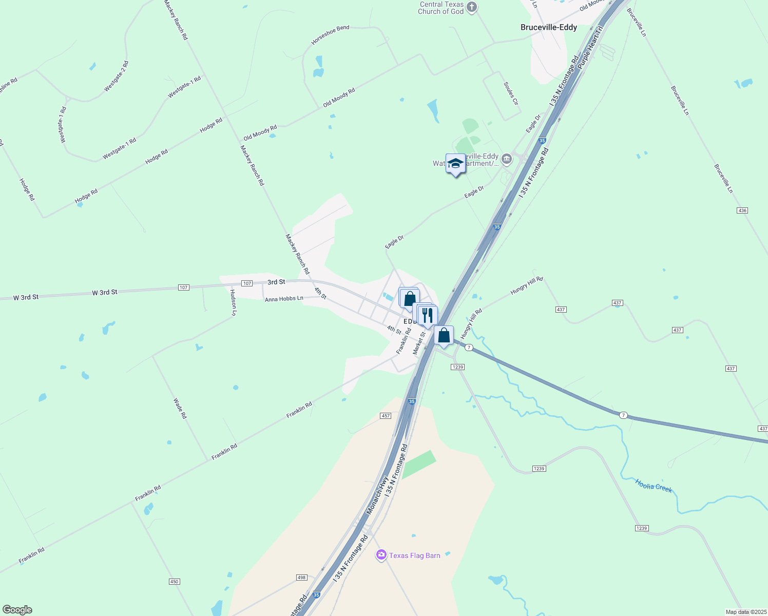 536 Farm to Market 107, BrucevilleEddy TX Walk Score