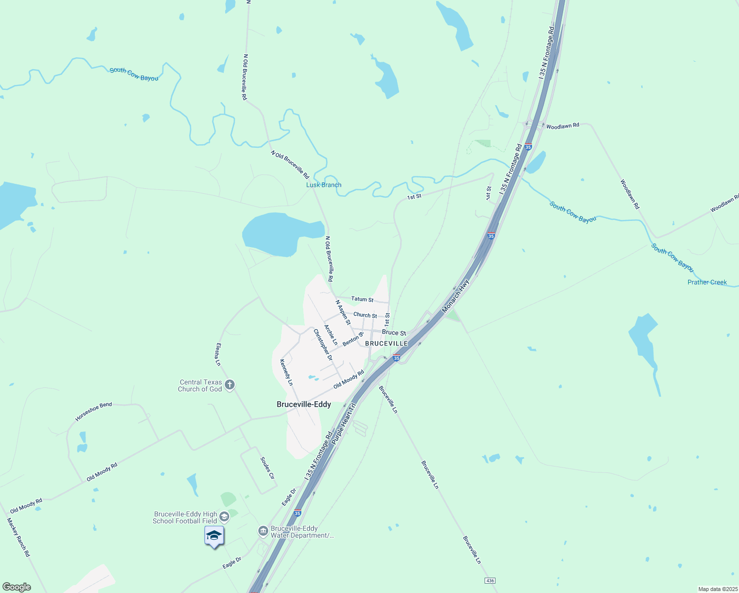 map of restaurants, bars, coffee shops, grocery stores, and more near 410 Tatum St in Bruceville-Eddy