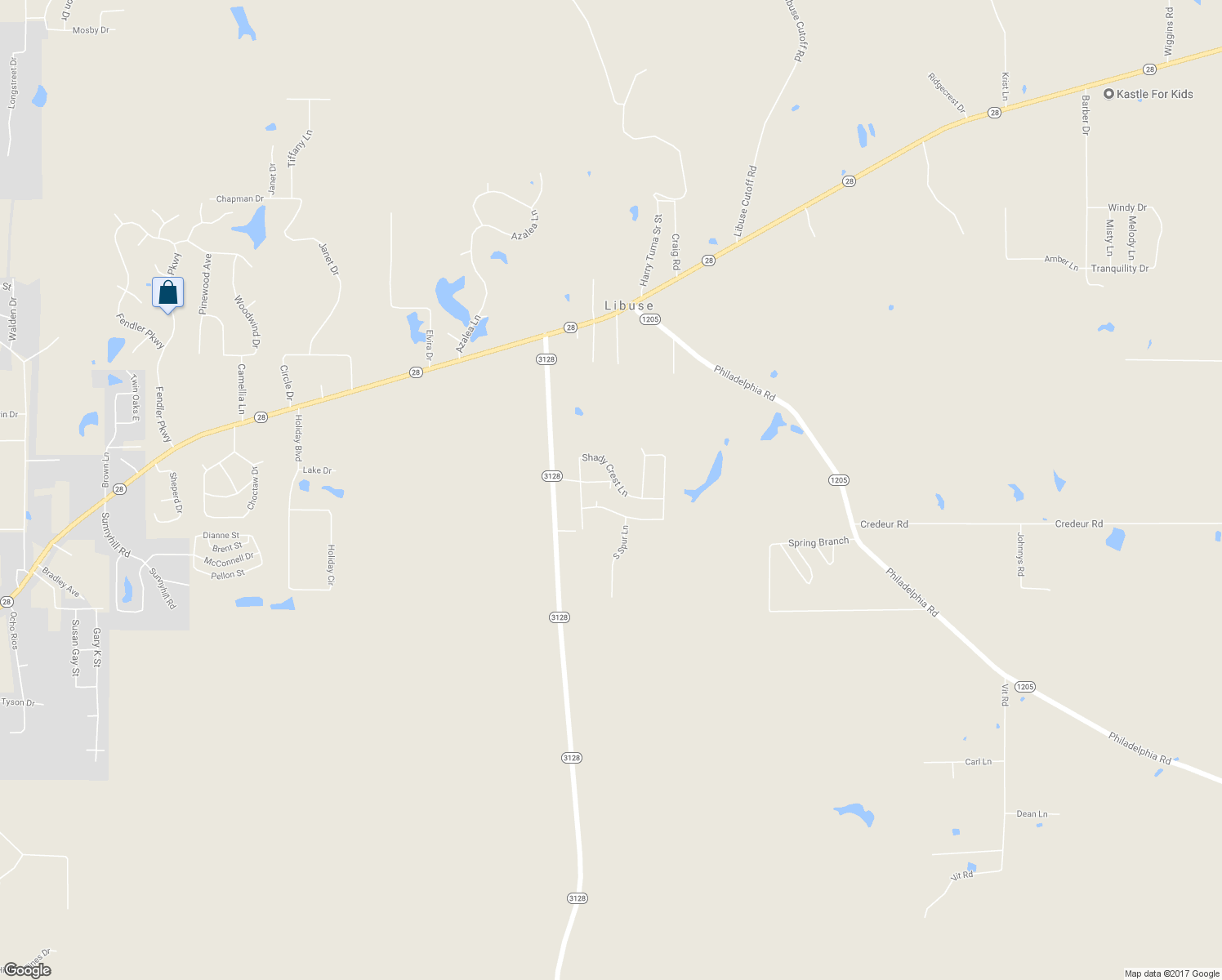 map of restaurants, bars, coffee shops, grocery stores, and more near 5804 Whispering Pines Loop in Pineville