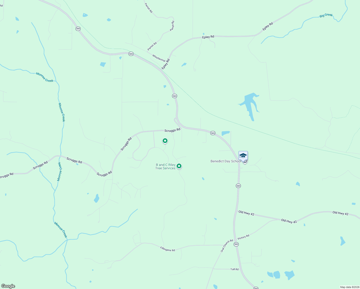 map of restaurants, bars, coffee shops, grocery stores, and more near 30 Deer Meadow Rd in Sumrall