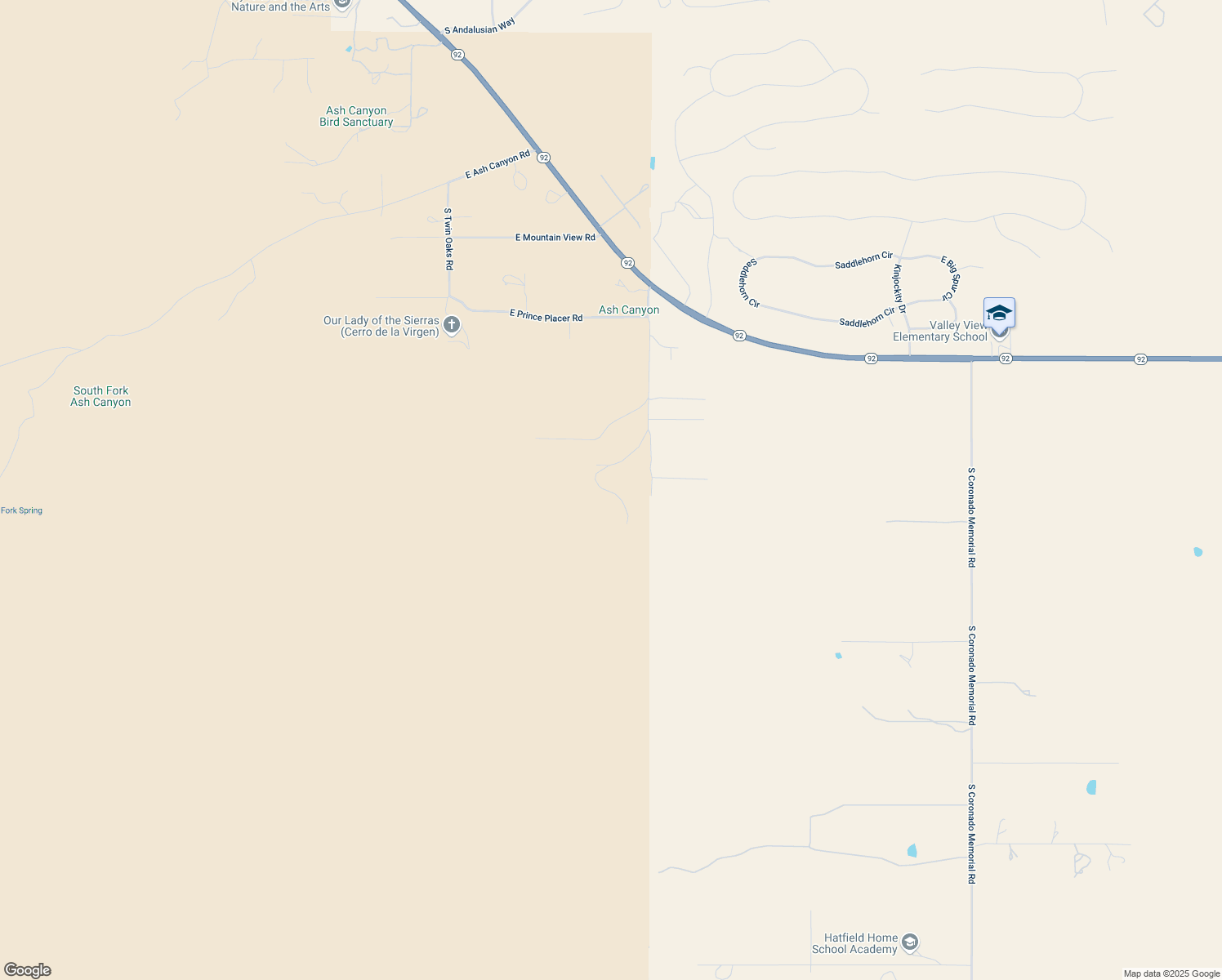 map of restaurants, bars, coffee shops, grocery stores, and more near 10545 South Stone Ridge Road in Hereford
