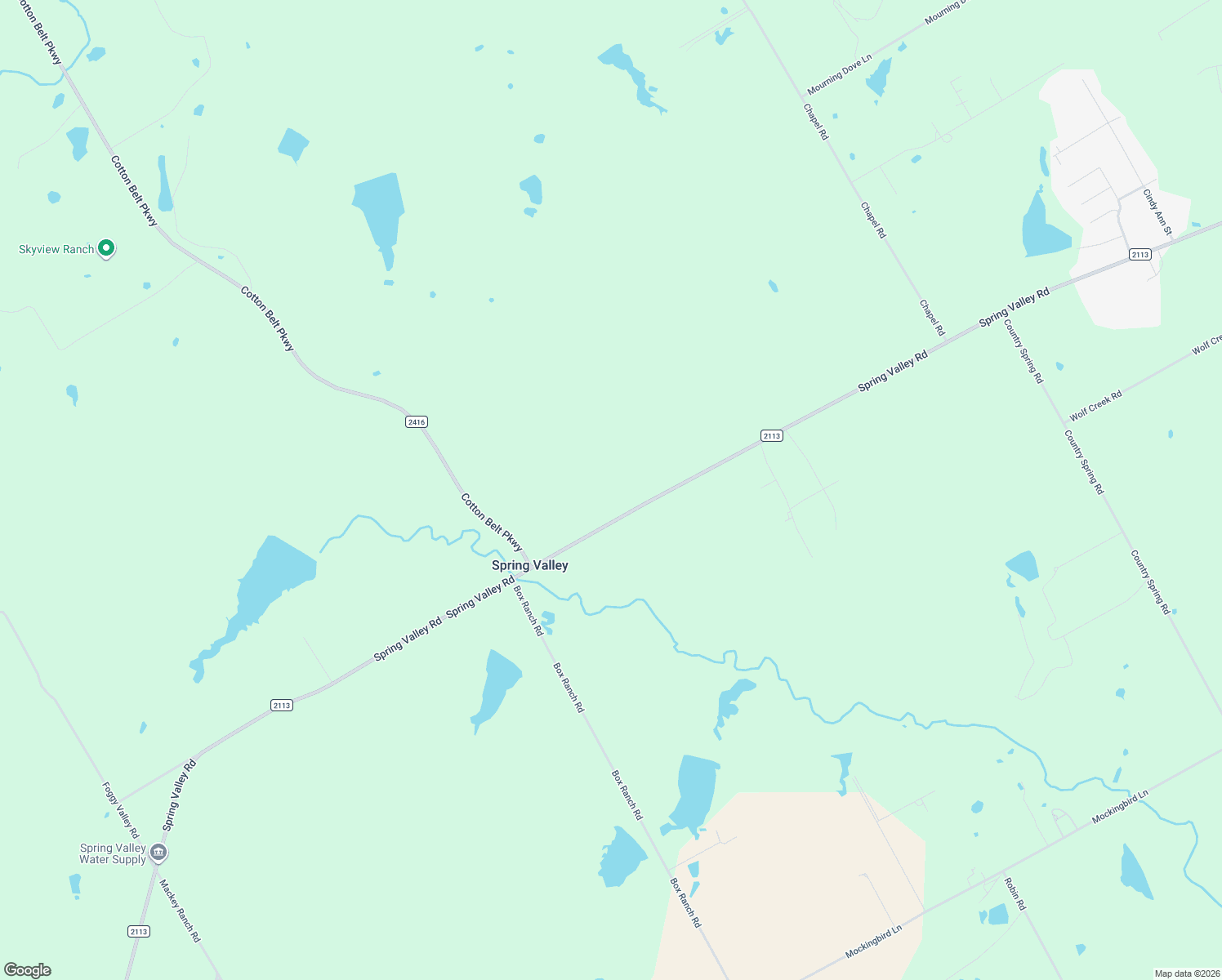 map of restaurants, bars, coffee shops, grocery stores, and more near 6536 Spring Valley Road in Lorena