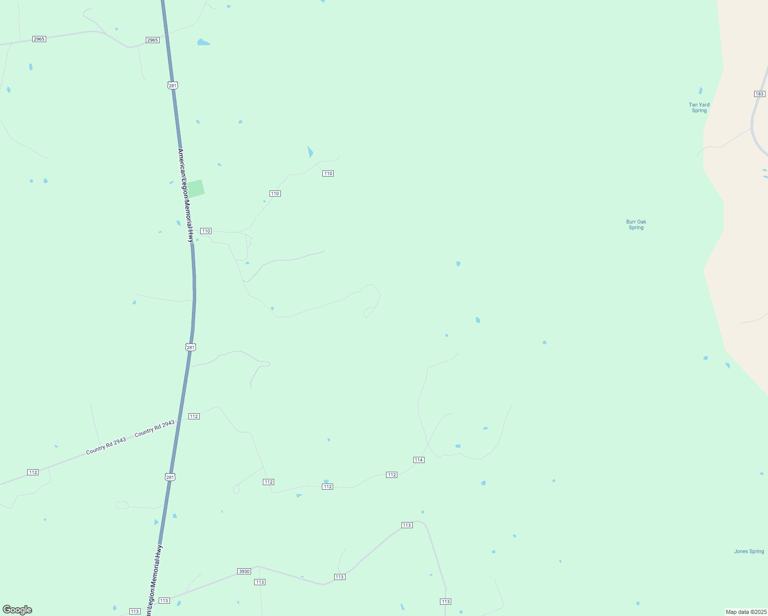 map of restaurants, bars, coffee shops, grocery stores, and more near 1687 County Road 3940 in Evant