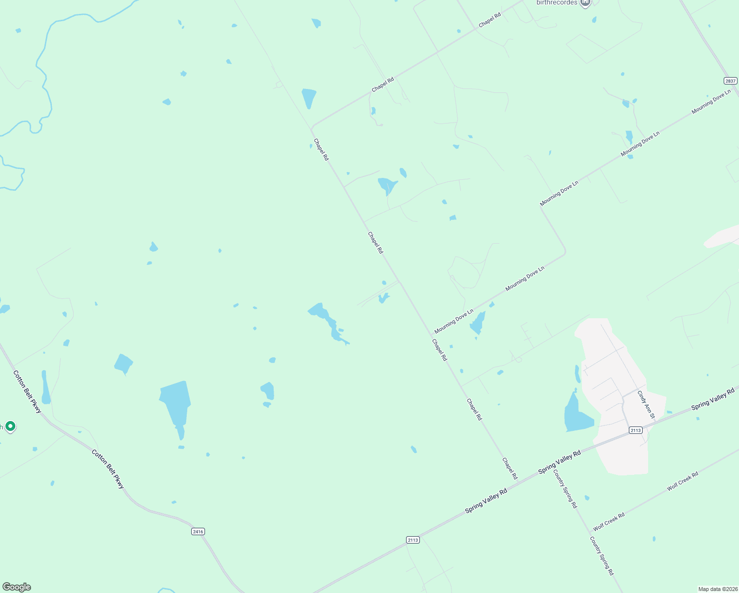 map of restaurants, bars, coffee shops, grocery stores, and more near 15794 Chapel Road in Lorena