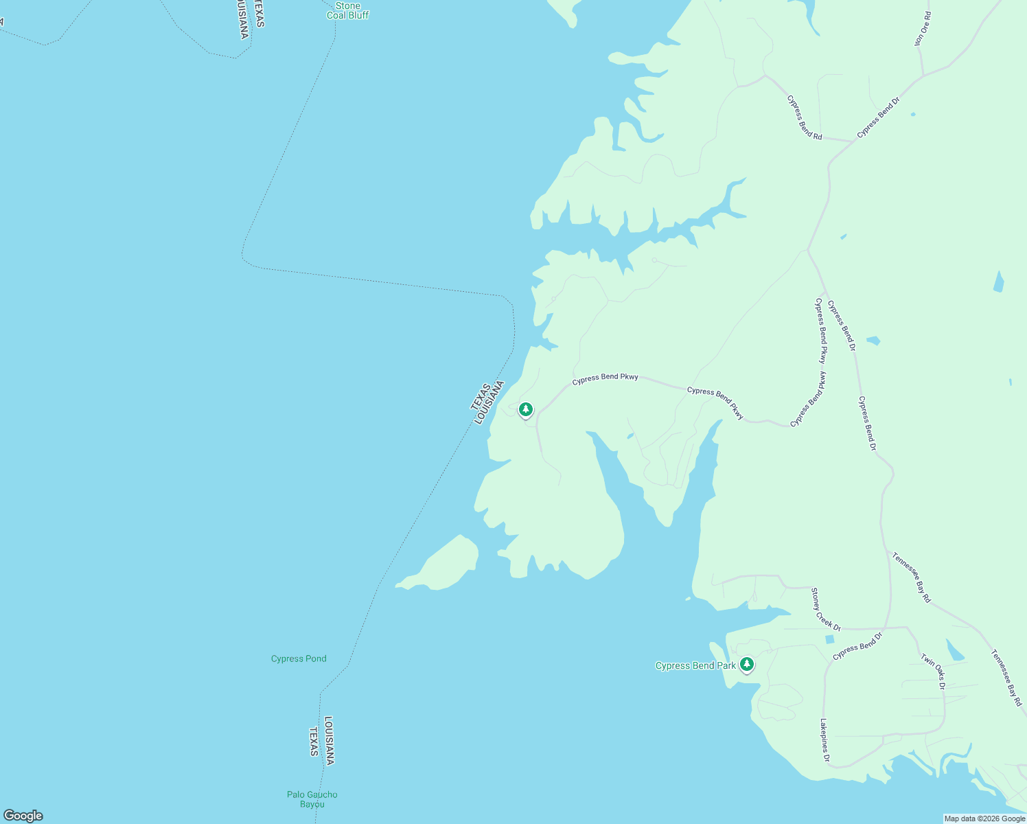 map of restaurants, bars, coffee shops, grocery stores, and more near 2000 Cypress Bend Drive in Many