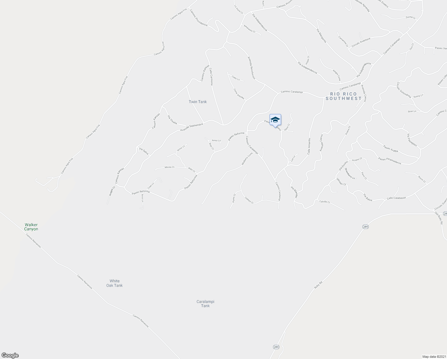 map of restaurants, bars, coffee shops, grocery stores, and more near 577 Mulberry Corte in Rio Rico