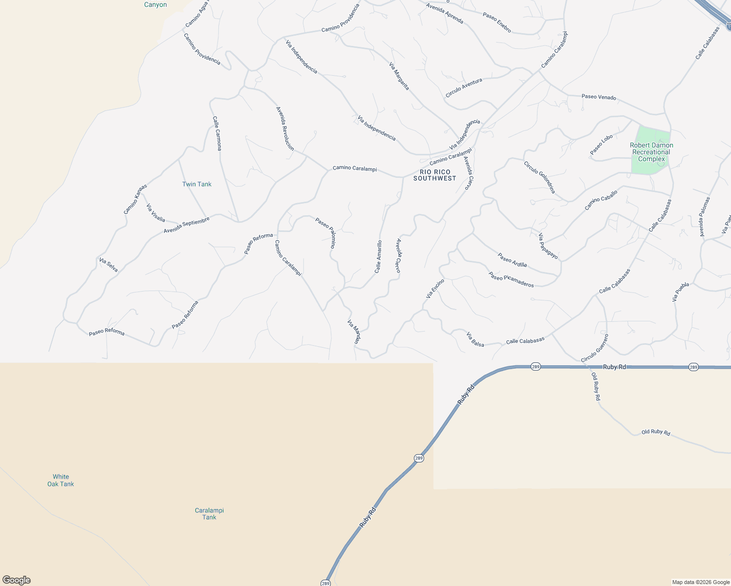 map of restaurants, bars, coffee shops, grocery stores, and more near 1050 Avenida Ciervo in Rio Rico