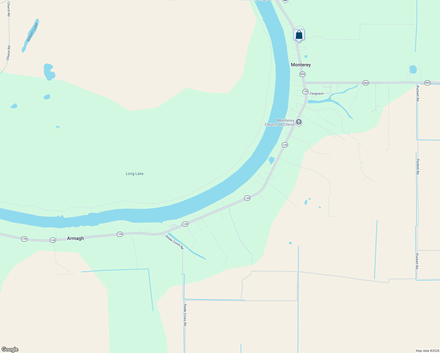 map of restaurants, bars, coffee shops, grocery stores, and more near 3065 Parhams Road in Jonesville