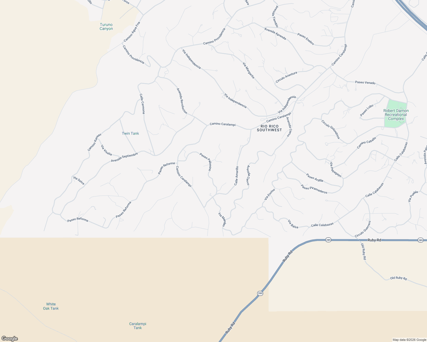 map of restaurants, bars, coffee shops, grocery stores, and more near 572 Paseo Palomino in Rio Rico