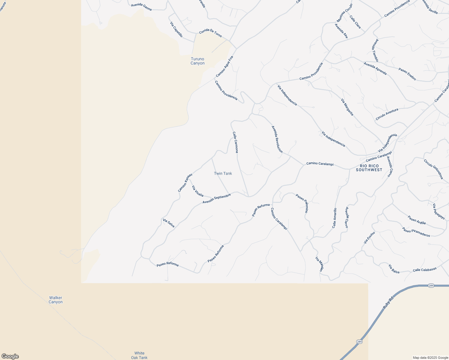 map of restaurants, bars, coffee shops, grocery stores, and more near 952 Via Plata in Rio Rico