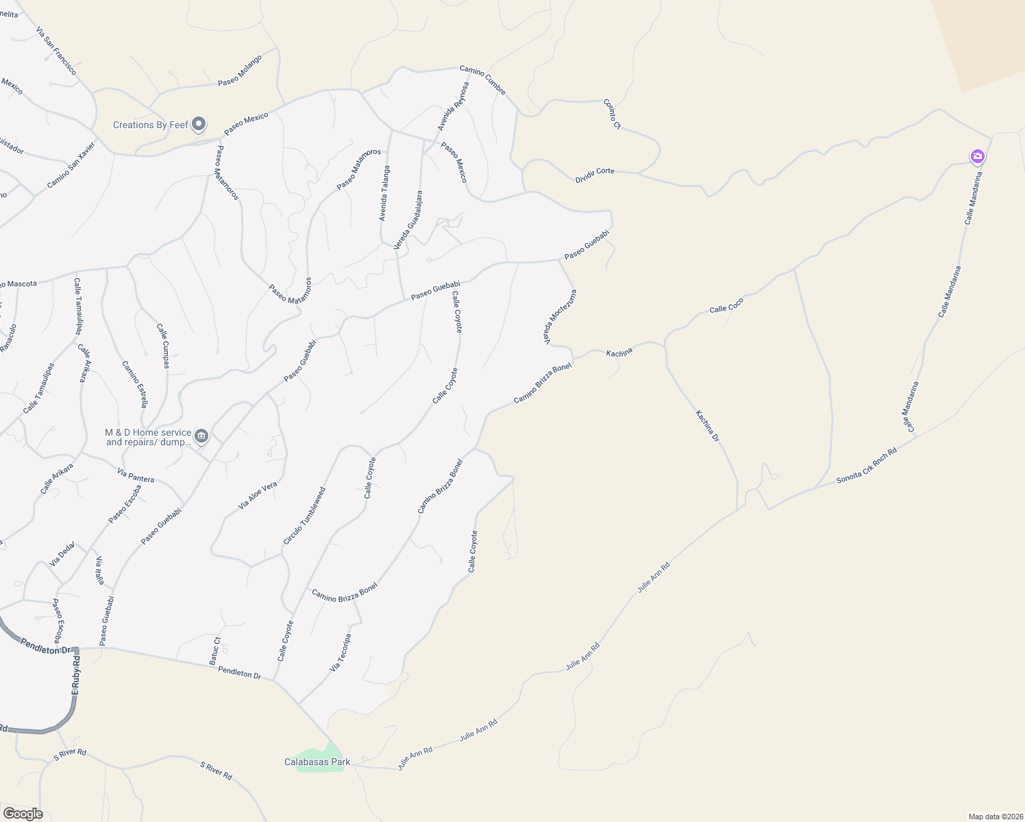 map of restaurants, bars, coffee shops, grocery stores, and more near 435 Camino Brizza Bonel in Rio Rico