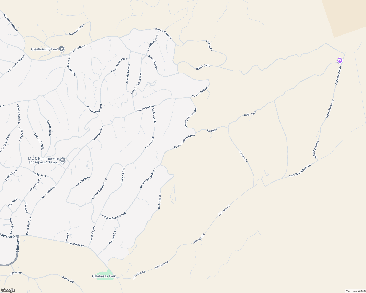 map of restaurants, bars, coffee shops, grocery stores, and more near 435 Camino Brizza Bonnel in Rio Rico