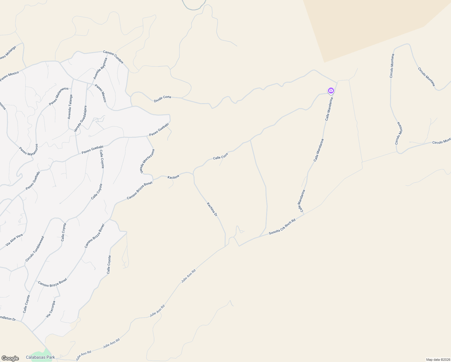 map of restaurants, bars, coffee shops, grocery stores, and more near Calle Coco in Rio Rico