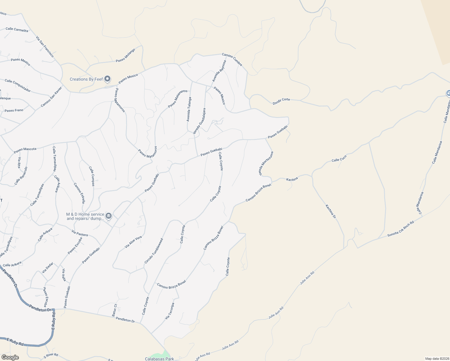 map of restaurants, bars, coffee shops, grocery stores, and more near 1037 Calle Coyote in Rio Rico