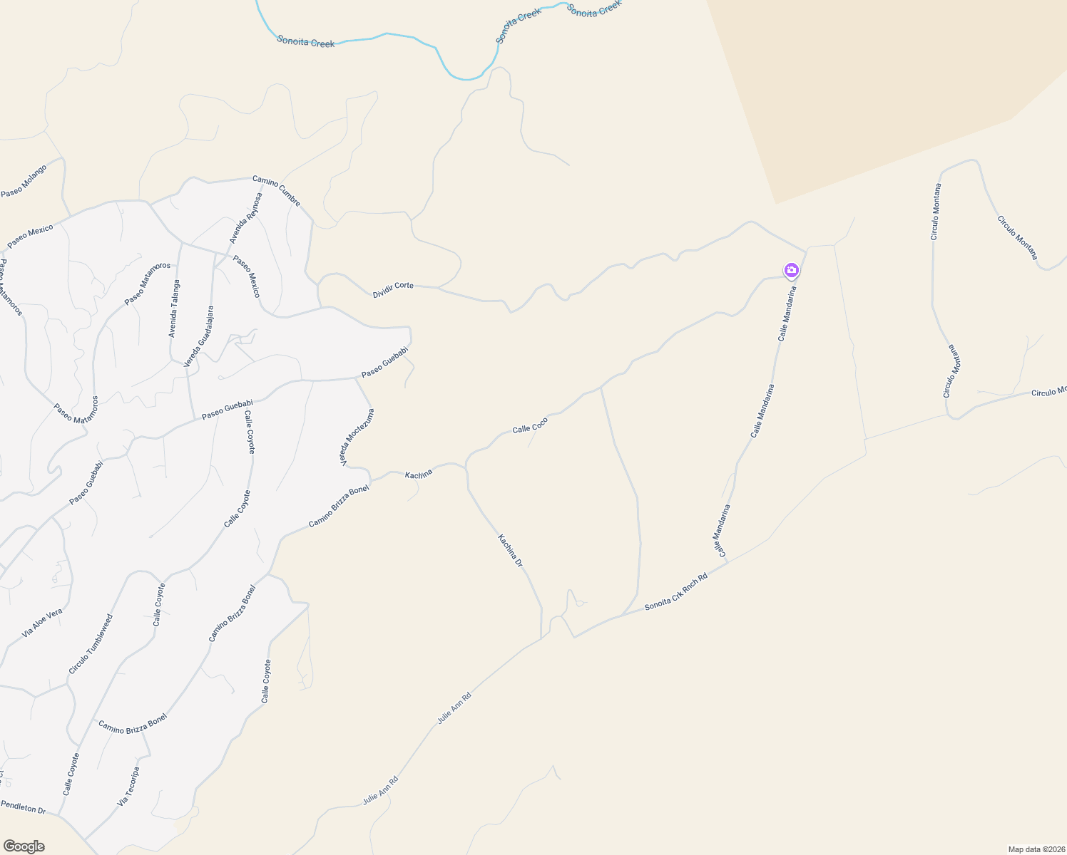 map of restaurants, bars, coffee shops, grocery stores, and more near Calle Coco in Rio Rico