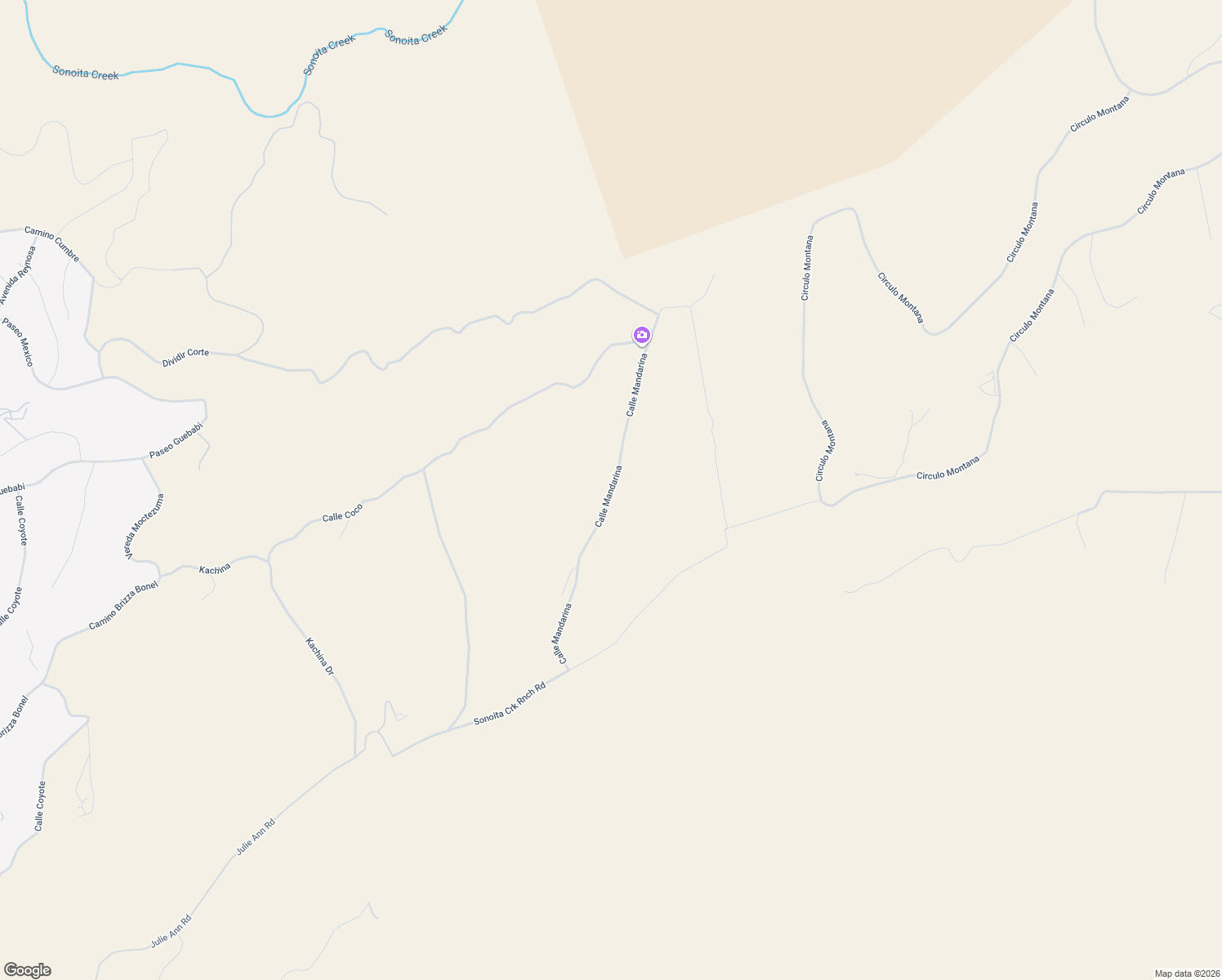 map of restaurants, bars, coffee shops, grocery stores, and more near Calle Mandarina in Rio Rico