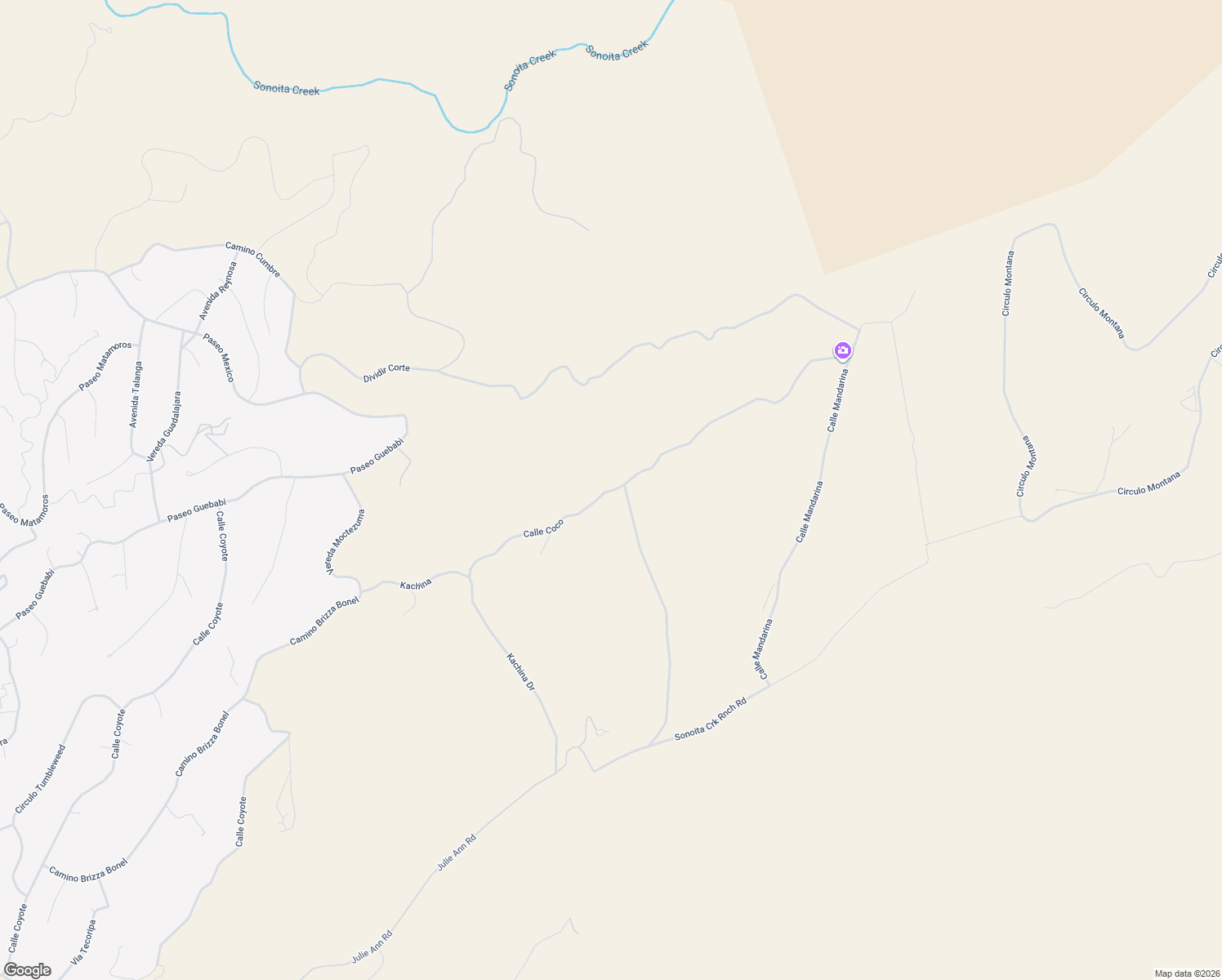 map of restaurants, bars, coffee shops, grocery stores, and more near Calle Coco in Rio Rico