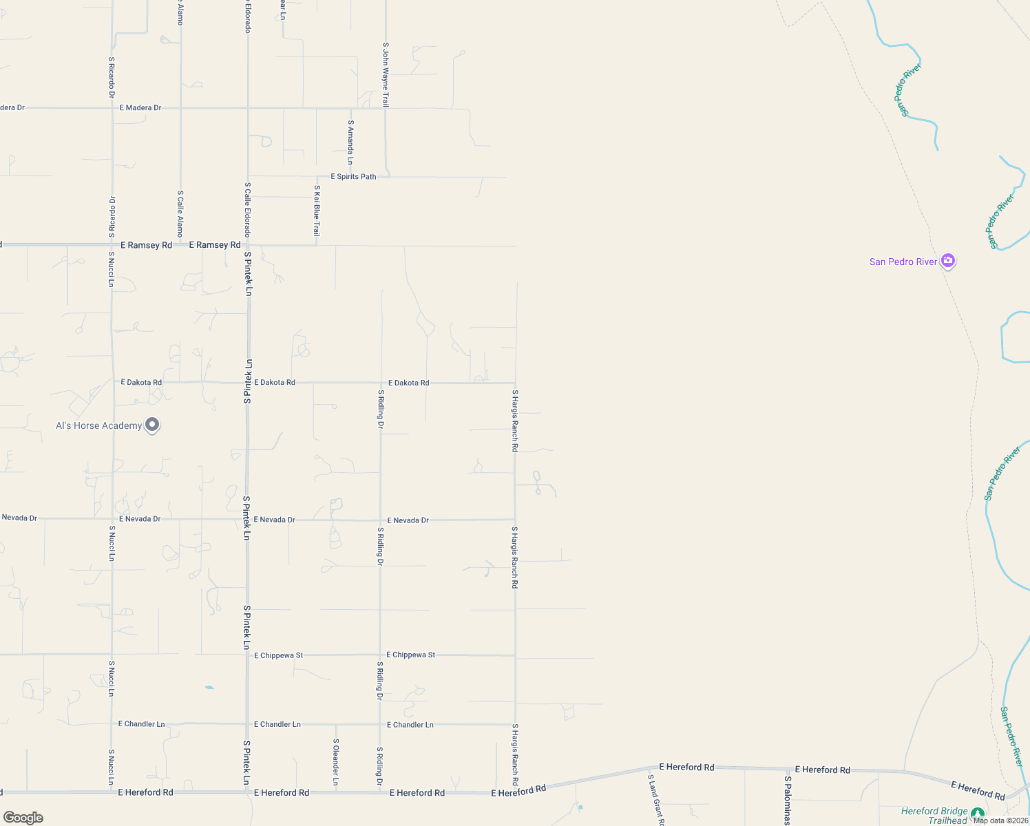 map of restaurants, bars, coffee shops, grocery stores, and more near 6075 S Hargis Ranch Rd in Hereford