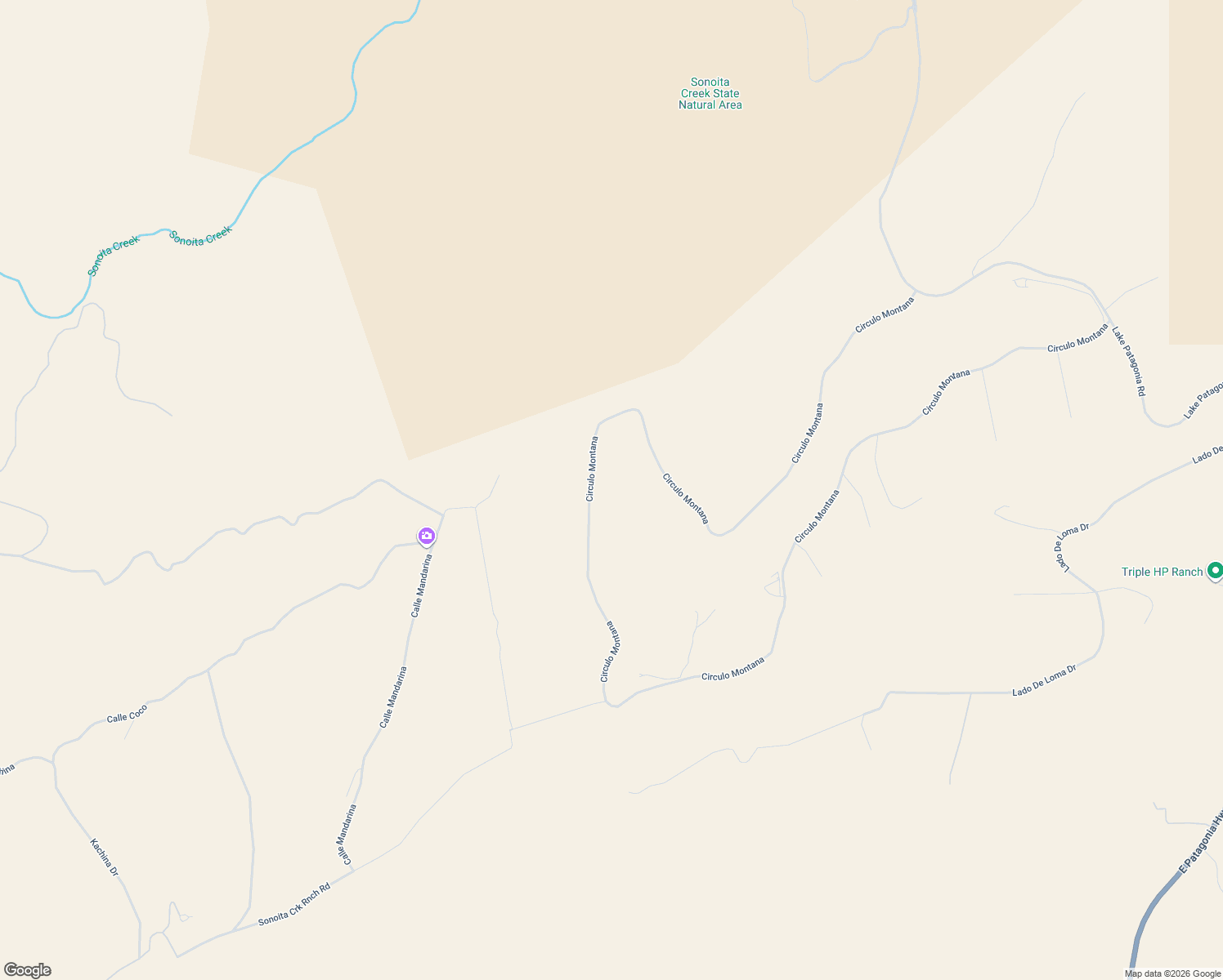 map of restaurants, bars, coffee shops, grocery stores, and more near 262 Circulo Montana in Nogales