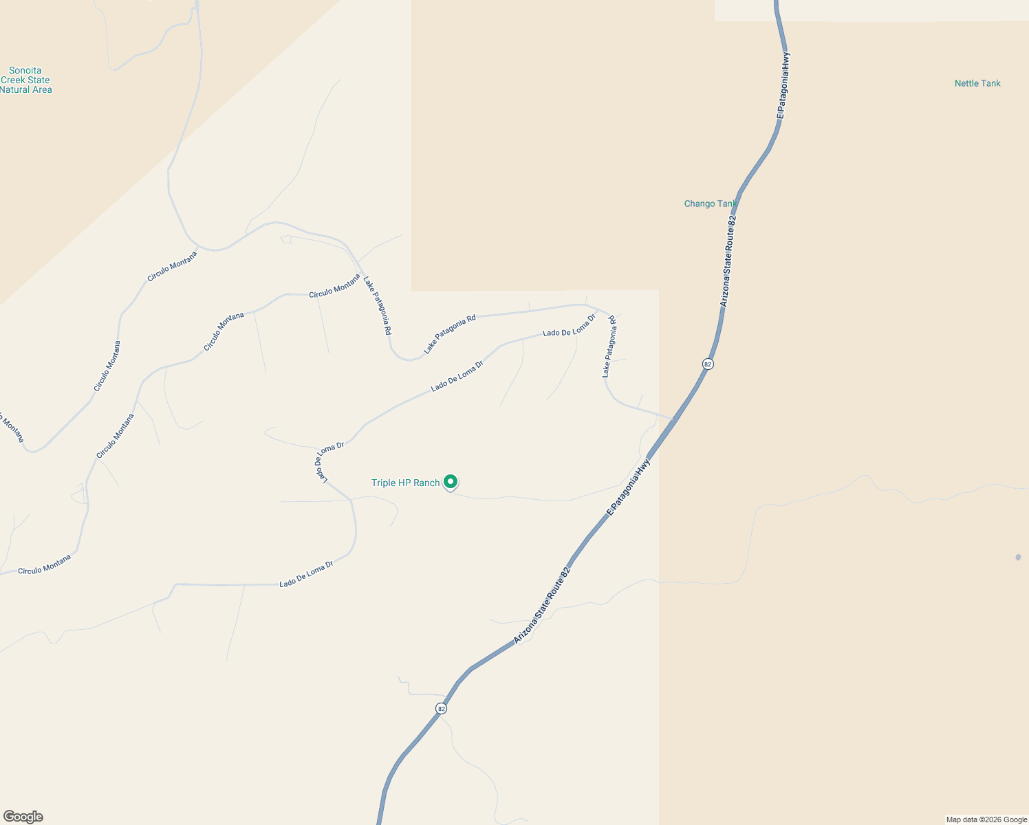 map of restaurants, bars, coffee shops, grocery stores, and more near 17 Ranchero Court in Patagonia