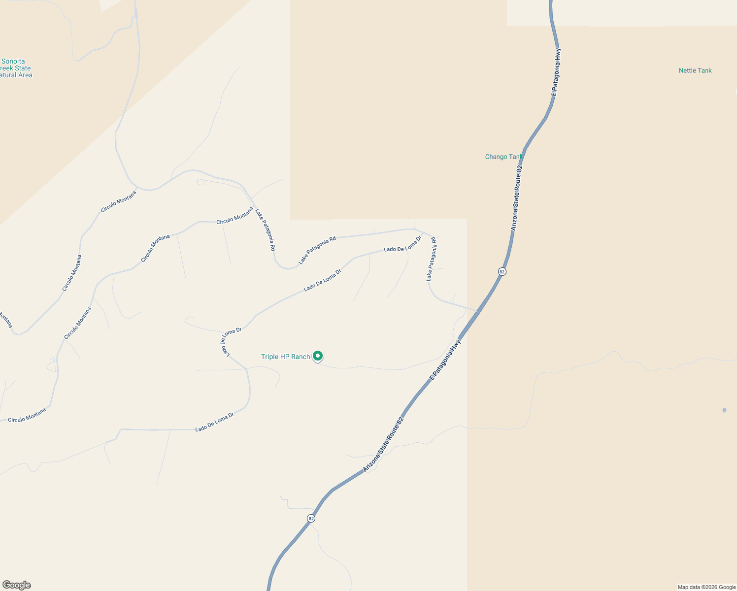 map of restaurants, bars, coffee shops, grocery stores, and more near 17 Ranchero Court in Patagonia