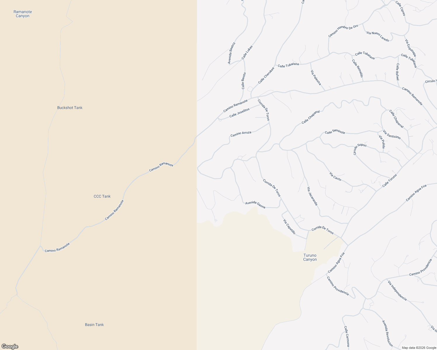 map of restaurants, bars, coffee shops, grocery stores, and more near Paseo Belmonte in Rio Rico