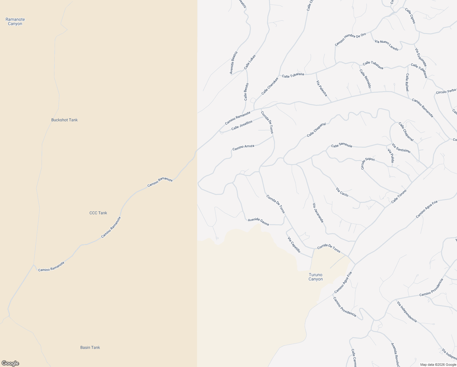 map of restaurants, bars, coffee shops, grocery stores, and more near Paseo Belmonte in Rio Rico
