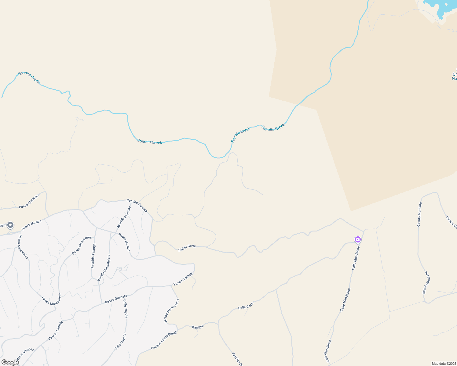 map of restaurants, bars, coffee shops, grocery stores, and more near 462 Camino Victoria in Rio Rico