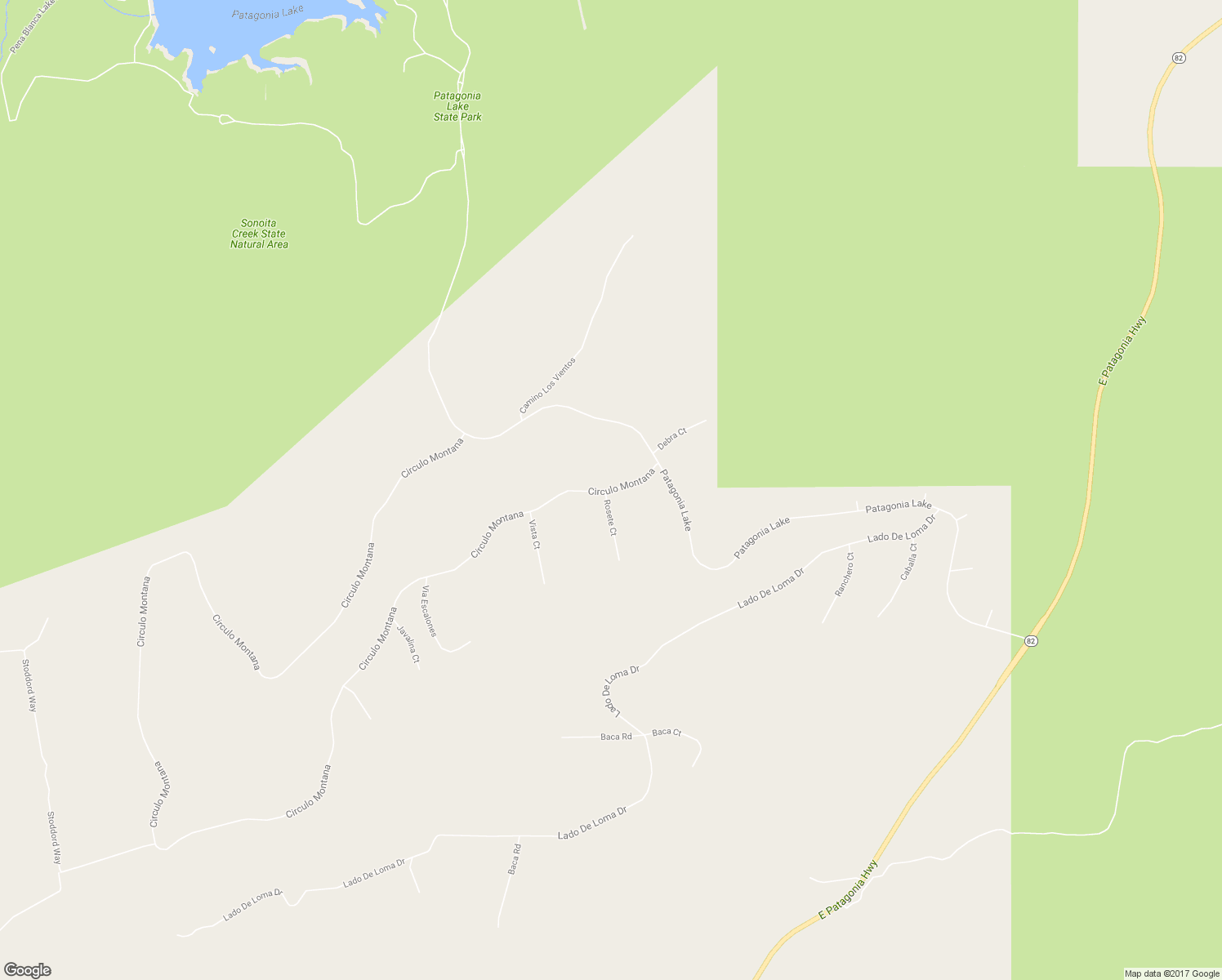 map of restaurants, bars, coffee shops, grocery stores, and more near Circulo Montana in Nogales