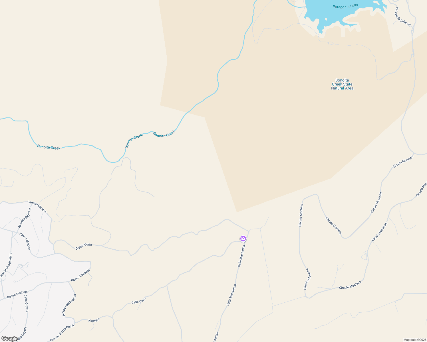 map of restaurants, bars, coffee shops, grocery stores, and more near Calle Mandarina in Rio Rico