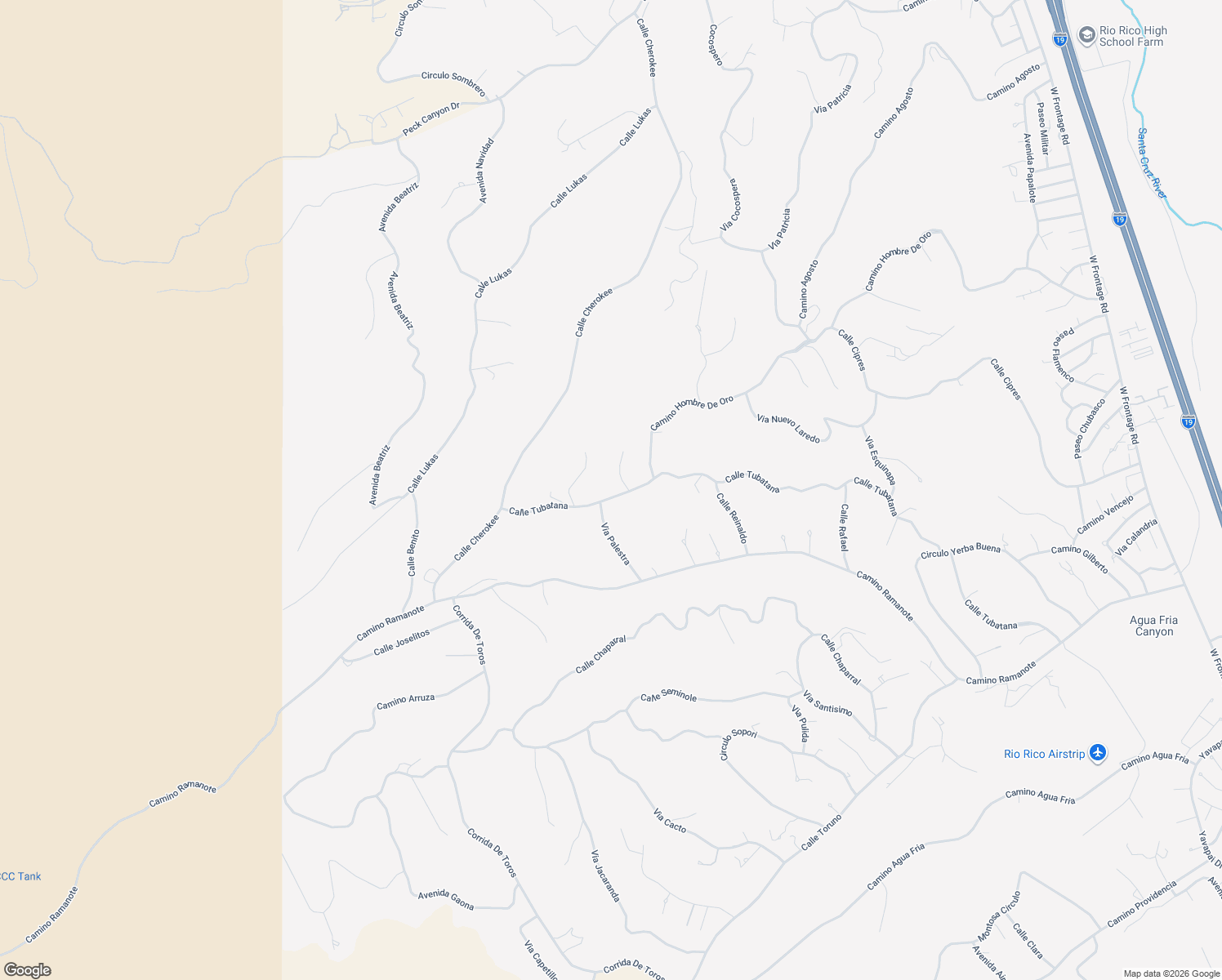 map of restaurants, bars, coffee shops, grocery stores, and more near 1333 Calle Tubatana in Rio Rico