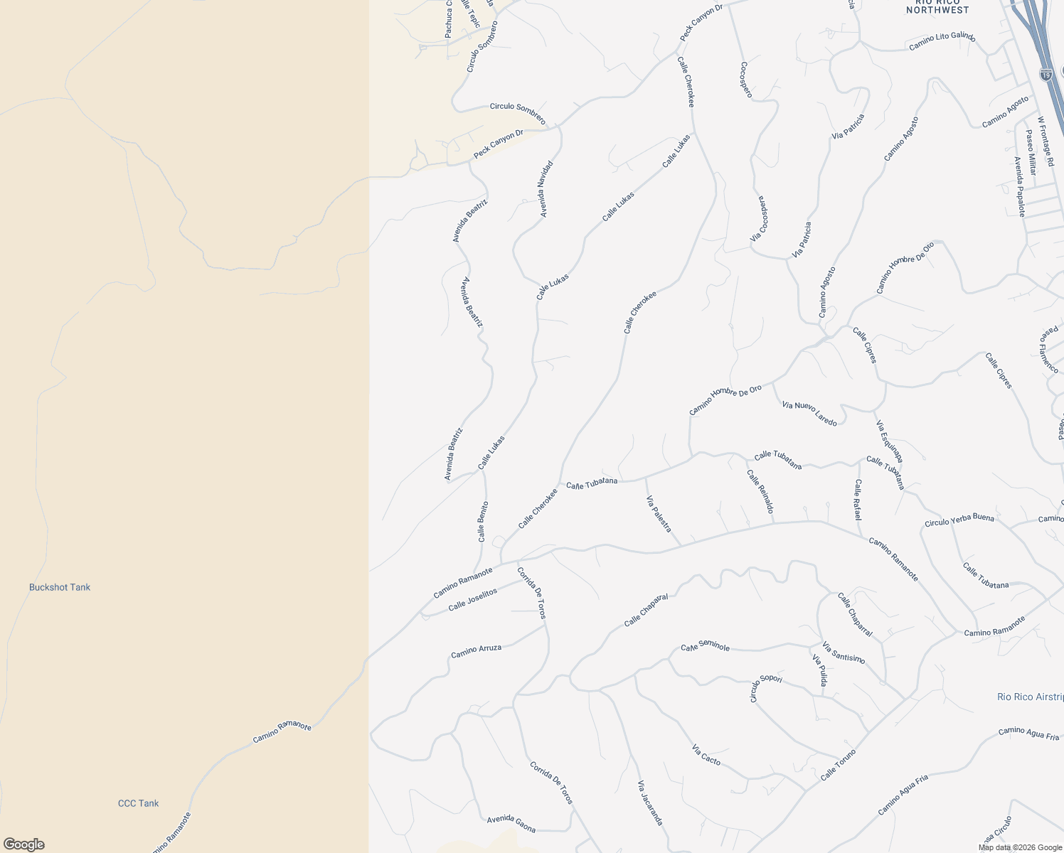 map of restaurants, bars, coffee shops, grocery stores, and more near 737 Calle Lukas in Rio Rico