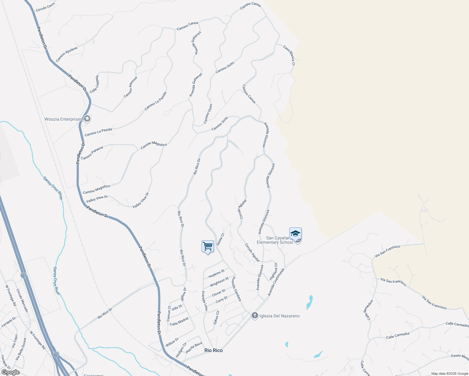 map of restaurants, bars, coffee shops, grocery stores, and more near 1260 Tocar Court in Rio Rico