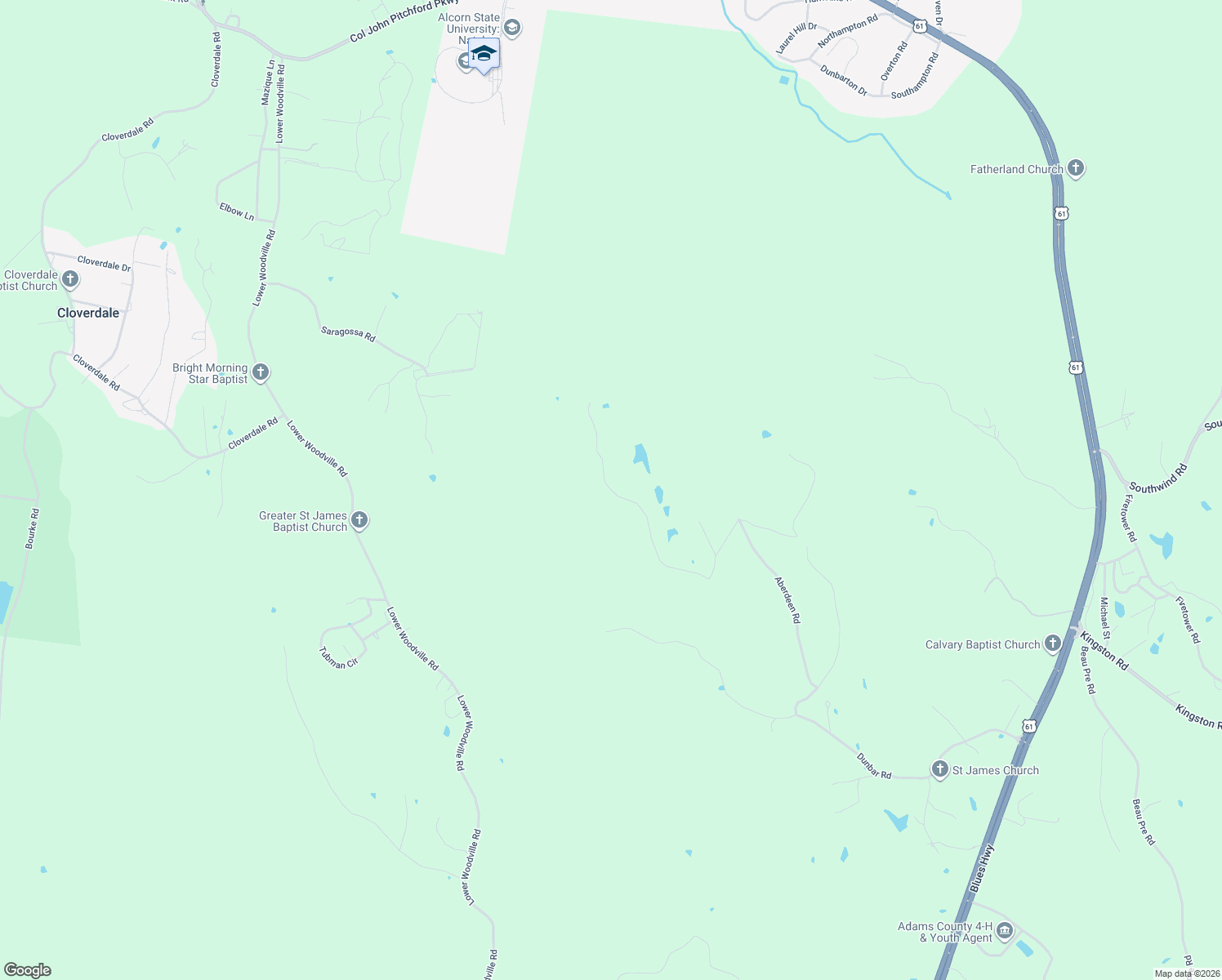 map of restaurants, bars, coffee shops, grocery stores, and more near in Natchez