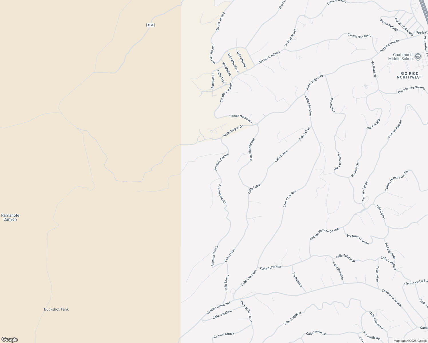 map of restaurants, bars, coffee shops, grocery stores, and more near 775 Avenida Beatriz in Rio Rico