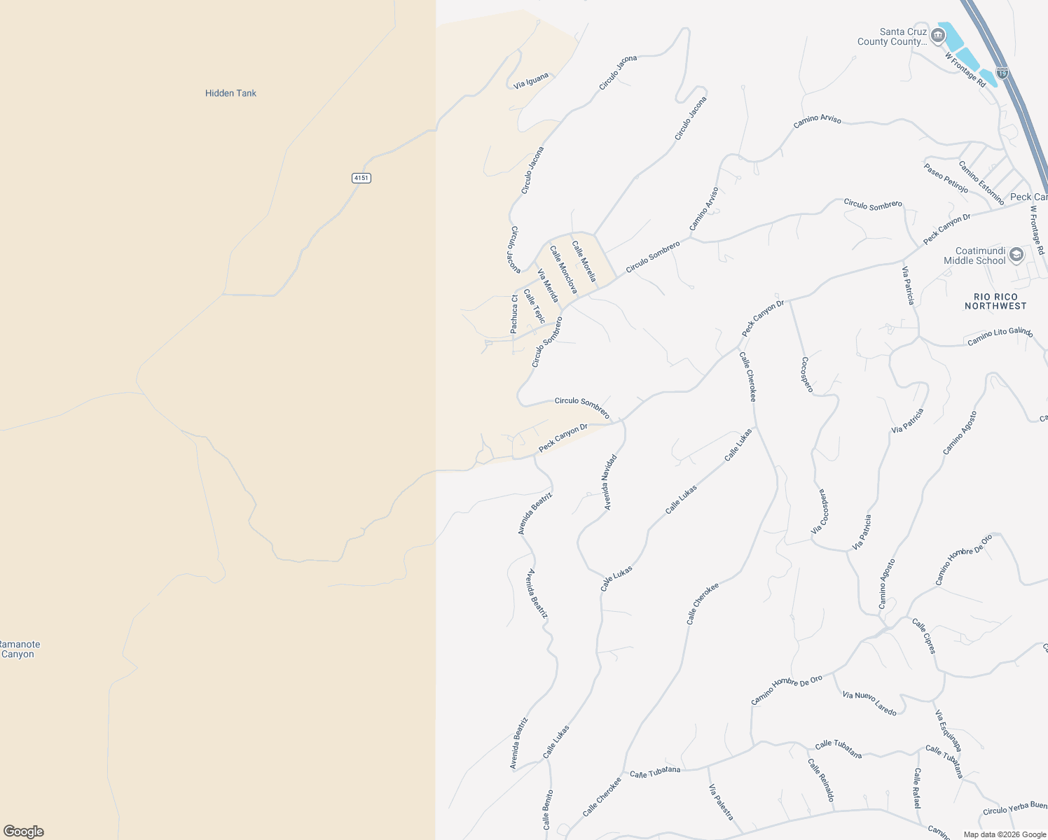 map of restaurants, bars, coffee shops, grocery stores, and more near 1378 Carolina Court in Rio Rico